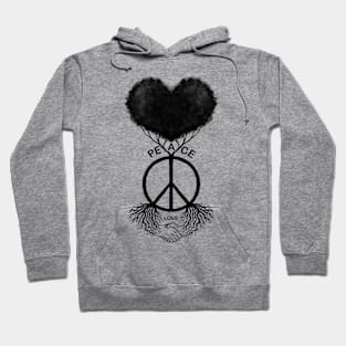 Peace symbol with tree peace sing Hoodie